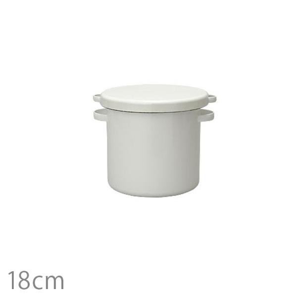 野田琺瑯 Whiteseries ラウンドストッカー18cm ホーロー ほうろう 保存容器 米びつ 梅干し キッチン Indicare Co In