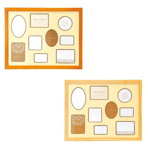 ナチュラルウッド 正規店 ファミリーフレームlサイズ フォトフレーム 写真立て 雑貨 木製 インテリア 北欧 テイスト プレゼント