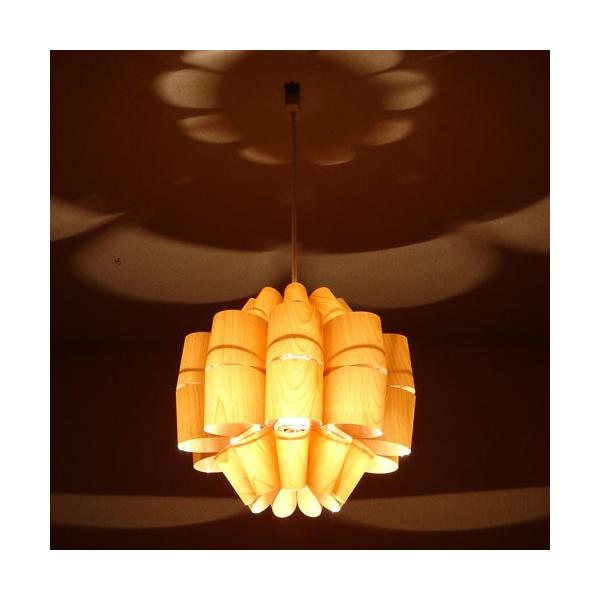 ペンダントライト 和風照明 1灯 どん ウッド デザイナーズ 照明作家 間接照明 天井照明 大人気 谷俊幸 寝室 6畳用 対応 Led