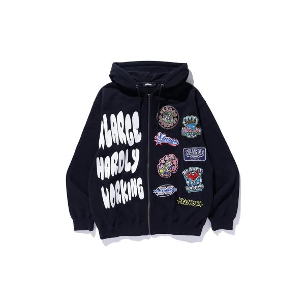 XLARGE（エクストラ ラージ） 101254012004 MULTI LOGO ZIP UP HOODED