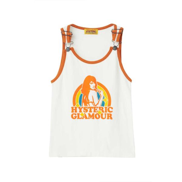 ❤️稀少！美品！HYSTERIC GLAMOUR タンクトップ　最終値下げ HYSTERIC GLAMOUR（ヒステリックグラマー） 01261CR02 RAINBOW WOMAN