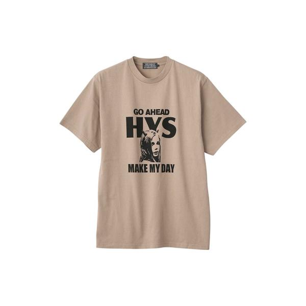 極美品 ヒステリックグラマー LIGHT MY FIRE Tシャツ カーキ HYSTERIC GLAMOUR（ヒステリックグラマー）の「LIGHT MY FIRE オーバー