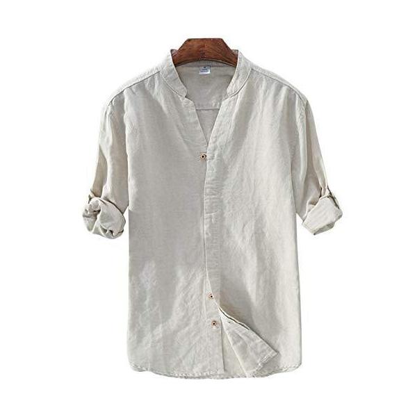 コットンリネンシャツ