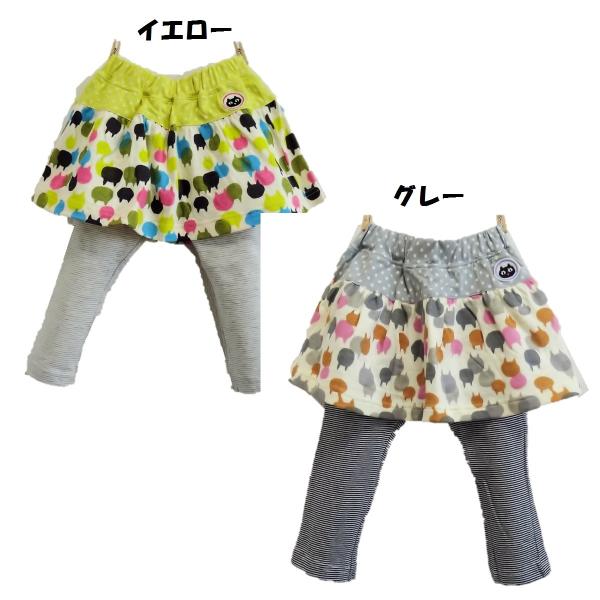 ベビー服 子供服 スカッツ 80 90 95 女の子 スカート スパッツ春 秋 水玉 ネコ カラフル Buyee Servis Zakupok Tretim Licom Buyee Pokupajte Iz Yaponii