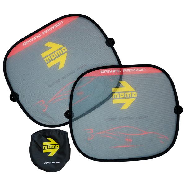 シリーズ：RACING（レーシング）デザインコード：SSBA1BJカラー：Gley - RED （グレー／レッド） サイズ：約38cm × 43cm（２個入）　　　＊取付用吸盤×４個、収納袋付き 材質：本体生地　・・・ポリエステル100%　...