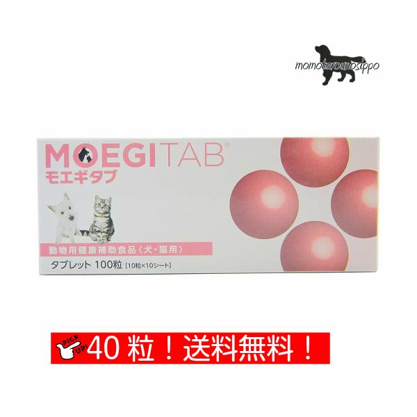 モエギタブ 10粒×4シート(40粒) お試し 共立製薬 犬猫用 送料無料（ポスト投函便）