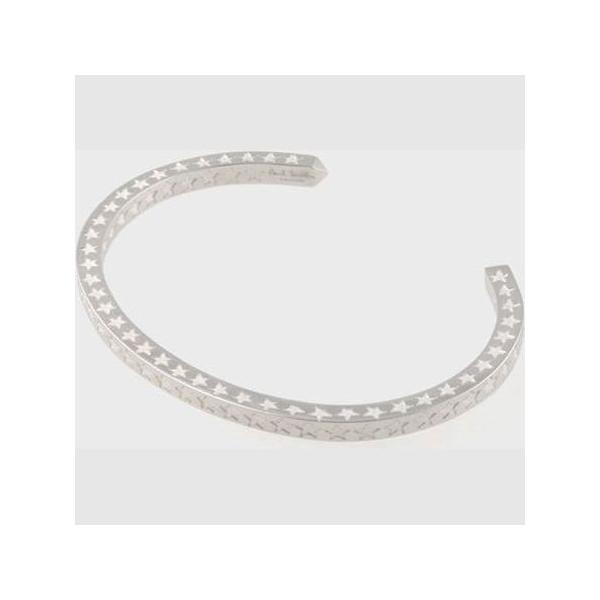 ポールスミス Paul ブレスレット メンズ バングル フルフェイススターパターン シルバー シルバー Paul Smith Ps Grand メンズ Lounge