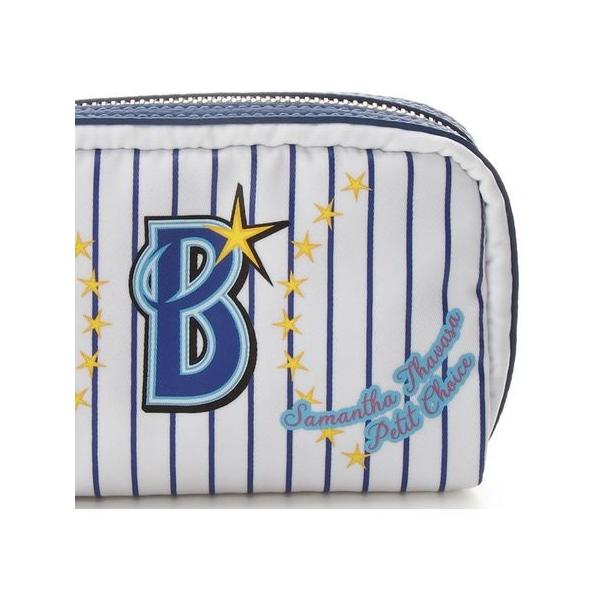 サマンサタバサ ポーチ 横浜denaベイスターズコラボ ブルー Grand ポーチ Samanthathavasapetitchoice ブルー Stp Grand Lounge