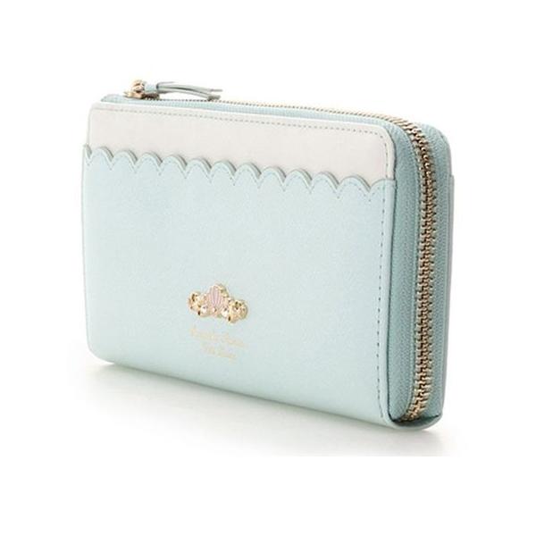 シリーズ アリエル 長財布 サマンサタバサ Samanthathavasapetitchoice ラウンドジップ ディズニーコレクション 財布 Lounge 財布 長財布 シリーズ ライトブルー Stp Grand