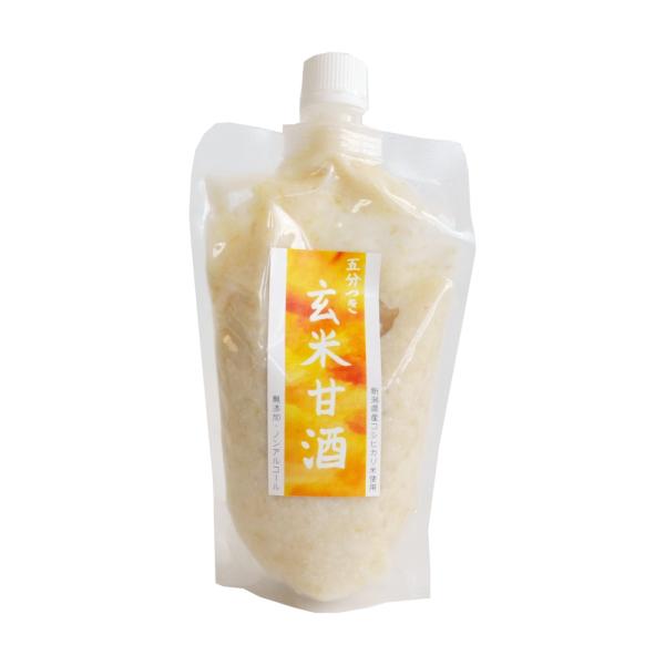 玄米甘酒 ノンアルコール 無添加 無加糖 米麹、蒸米共に新潟県産コシヒカリ五分つき玄米使用(300ml)