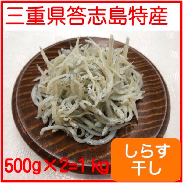 しらすといくら しらす干し 500g×2パック 1キロ 三重県答志島特産 （業務用・自宅用