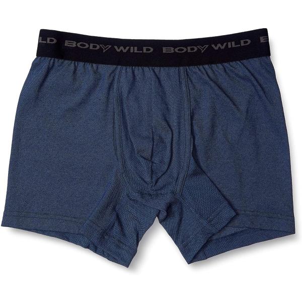 [ボディワイルド] ボクサーブリーフ ベーシック 前あき メンズ ネービーブルー 日本 LL