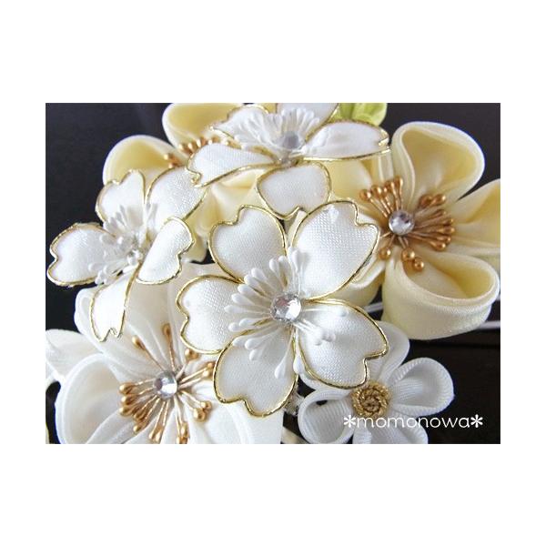 つまみ細工簪かんざし白金舞妓桜2点セット振袖花嫁髪型 Buyee Buyee 提供一站式最全面最專業現地yahoo Japan拍賣代bid代拍代購服務