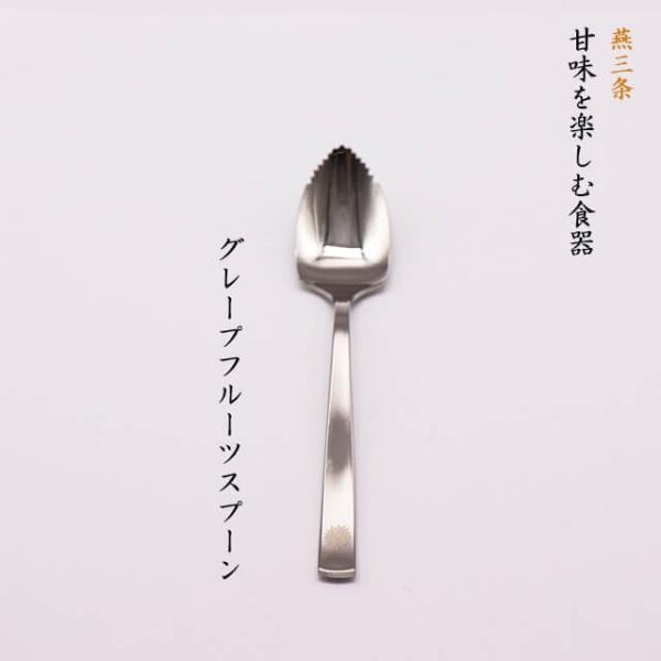 燕三条 甘味を楽しむ食器 グレープフルーツスプーン 日本製