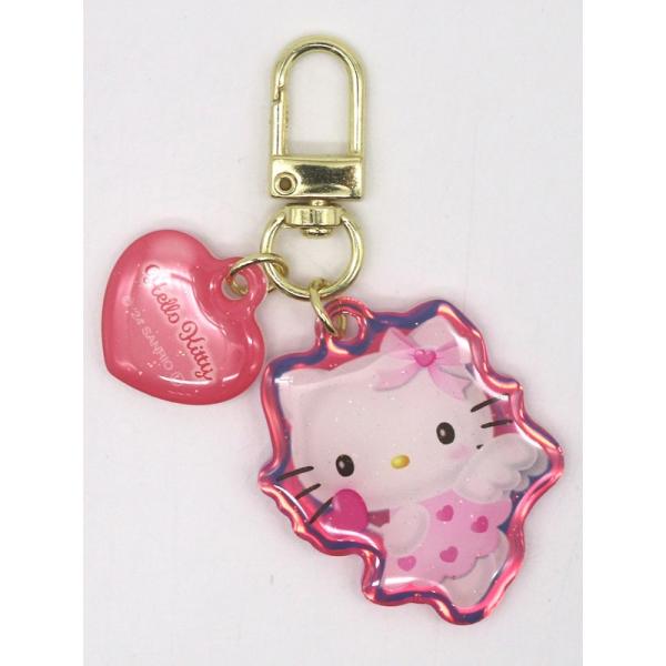 sanrio ハローキティ ぷっくりオーロラチャーム キーホルダー sanrio ハローキティ ぷっくりオーロラチャーム キーホルダー