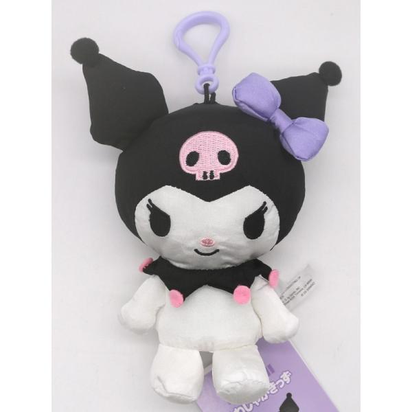 sanrio クロミ マスコットホルダー ふわしゃかきっず ぬいぐるみ sanrio クロミ マスコットホルダー ふわしゃかきっず ぬいぐるみ