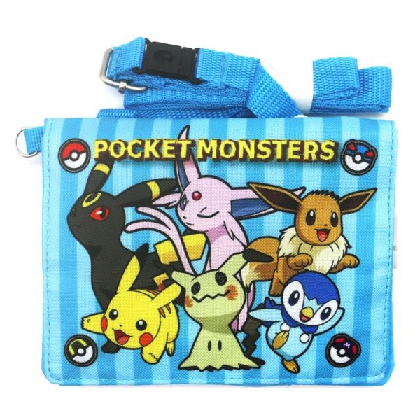 ポケモン ショルダー付おでかけウォレット ブルー ポケットポーチ 新入学 新学期 小学校 幼稚園 子供用 小学生 幼児 ポケットモンスター 任天堂 :4943777131514:PASTEL-INN 通販 ポケットモンスター グッズ クリップポケット キャラクター ショルダー付きおでかけウォレット 新入学