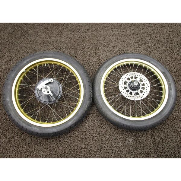 ヤマハ　DT200R 37F リアホイール DT200R フロント リアホイールセット 18インチ □T636 ディスク