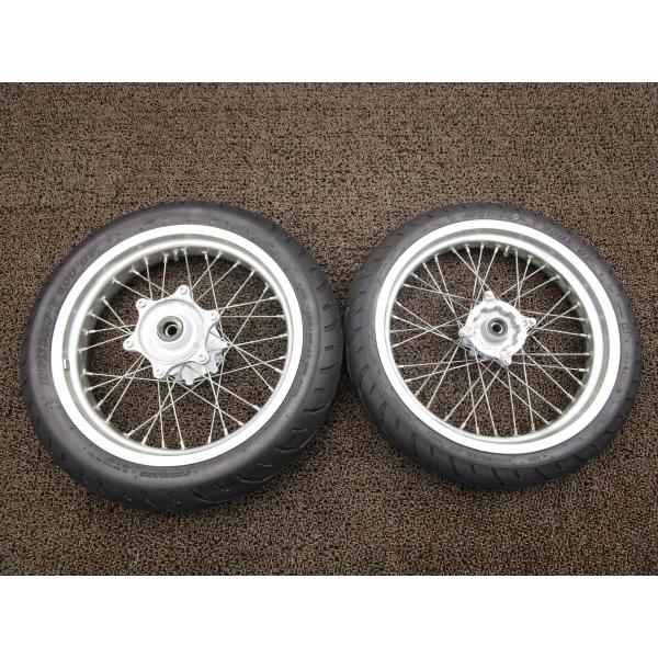 ホンダXR250モタード前後ホイールセット XR250モタード フロント リアホイール セット □A1726 EXCEL！MD30
