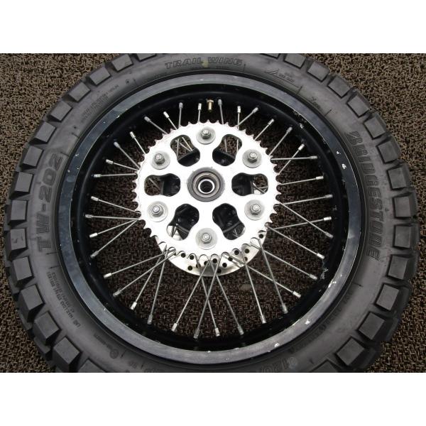 トリッカーの純正リアホイール、タイヤ、スプロケ、ディスク Amazon.co.jp: トリッカー 純正ホイール フロントホイール リア