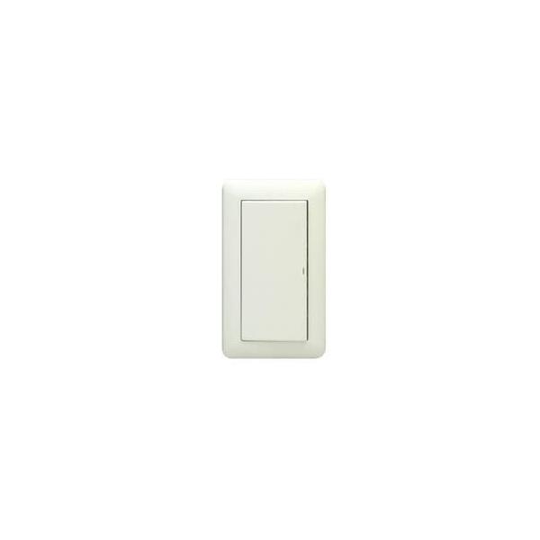 神保電器 J・WIDEシリーズ スイッチ組み合わせ 1連1個用 片切 15A 300V ピュアホワイト WJH01001PW