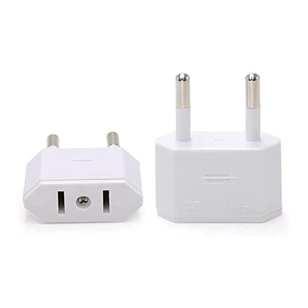 2個セット 海外変換プラグ Cタイプ 旅行用 変換器 ヨーロッパ 変換プラグ コンセント変換 電源変換アダプター 韓国 イタリア スペイン ドイツ ベ
