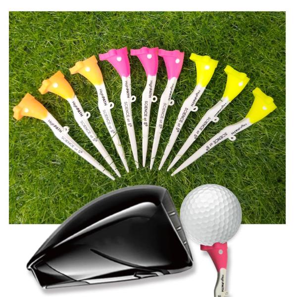 Birdie79-Premium High PATH Golf Tee Set - 5° Launch Angle for Maximum Dista