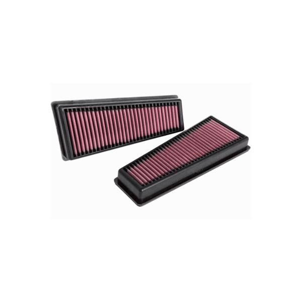 【並行輸入品】K&N33-3140 純正交換エアフィルター MERCEDES BENZ AMG E63, G63, S63 4.0TT ('19-)他 用  (フィルター2個入り)