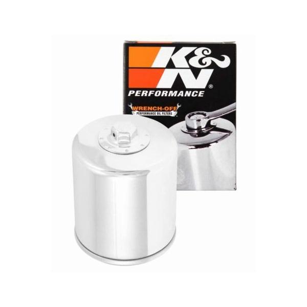 【並行輸入品】K&N KN-174C ケーアンドエヌ オイルフィルター クローム HARLEY-DAVIDSON