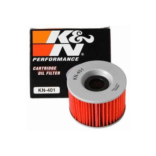 【並行輸入品】K&N KN-401ケーアンドエヌ オイルフィルター HONDA、YAMAHA、KAWASAKI