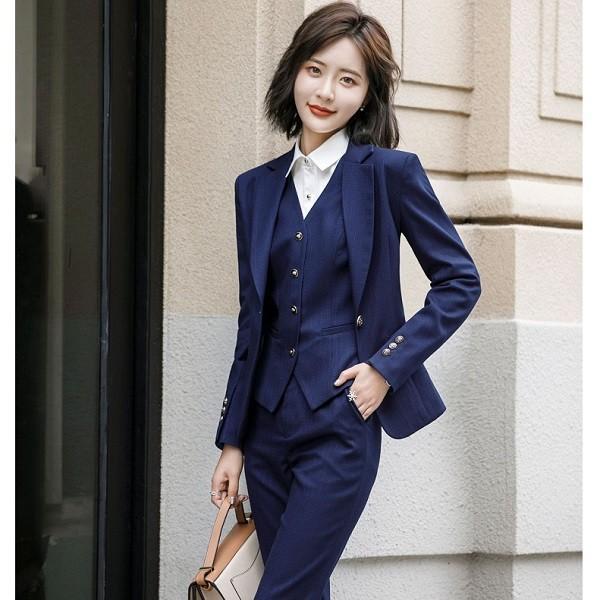 ブレザー スーツ レディース オーバー 長袖 フォーマル スーツ セレモニースーツ 事務服 フォーマル 制服ol ビジネス 通勤 3色 P もんちゃんショップ 通販 Yahoo ショッピング