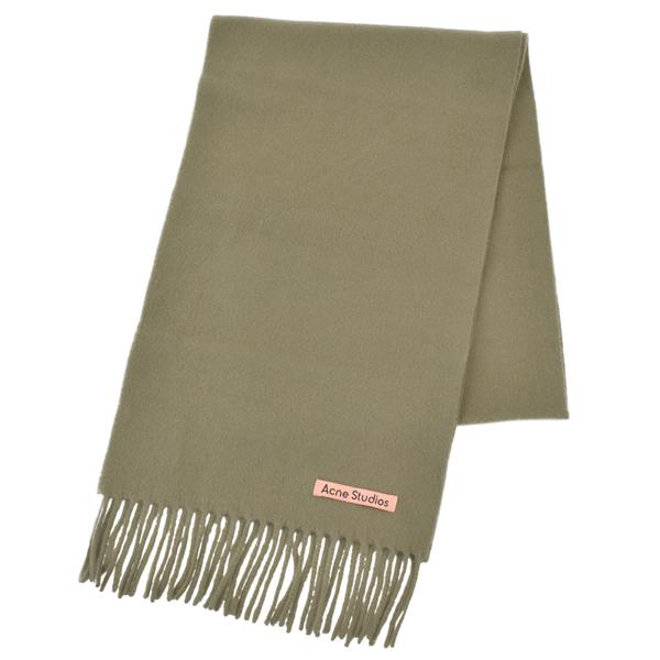 Acne Studios アクネ ストゥディオズ FRINGE WOOL SCARF/ロゴ ラベル  