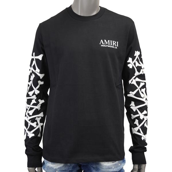 AMIRI（アミリ） BONES STACKED L/S TEE 長袖Tシャツ/AMJYTE1076 001