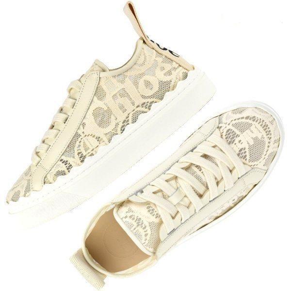 Chloe（クロエ） LAUREN SNEAKERS/レース スニーカー/C19U108D2 6J1 