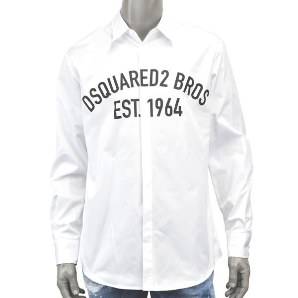 DSQUARED2 ディースクエアード CATEN BROS SHIRT/ロゴ プリント DSQUARED2 ディースクエアード CATEN BROS SHIRT/ロゴ プリント