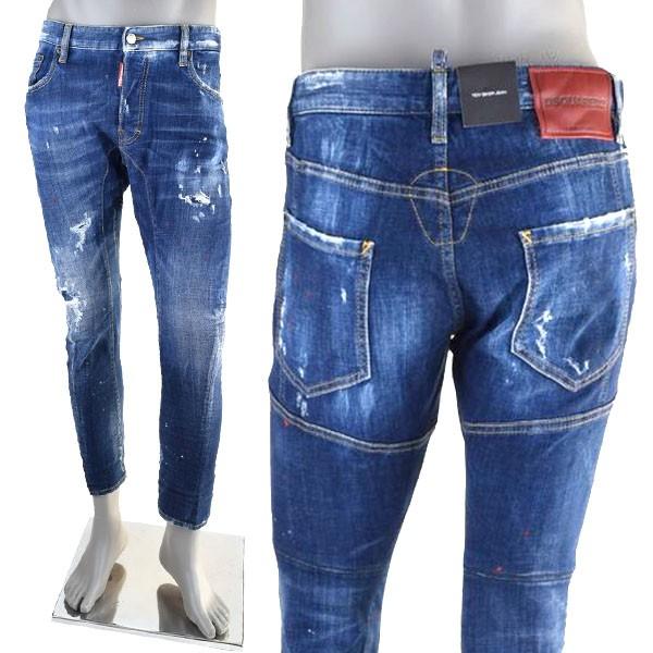DSQUARED2 ディースクエアード TIDY BIKER ダメージ&リペア加工 DSQUARED2 ディースクエアード TIDY BIKER ダメージ&リペア加工