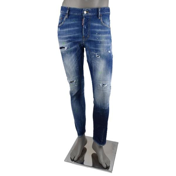DSQUARED2 ディースクエアード ACID MACULATO WASH TIDY BIKER DSQUARED2 ディースクエアード ACID MACULATO WASH TIDY BIKER