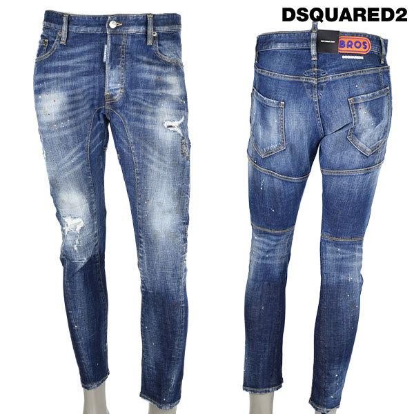 DSQUARED2 ディースクエアード MEDIUM WASH 4 TIDY BIKER JEANS DSQUARED2 ディースクエアード MEDIUM WASH 4 TIDY BIKER JEANS