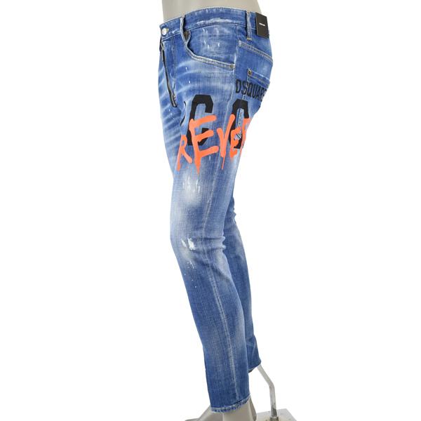 DSQUARED2 ディースクエアード ICON MEDIUM WASH SKATER JEANS DSQUARED2 ディースクエアード ICON MEDIUM WASH SKATER JEANS