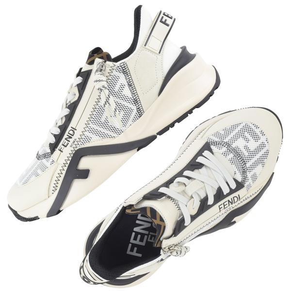 FENDI FLOW スニーカー　レディース　37 FENDI Flow Mesh Sneakers | Black | FARFETCH