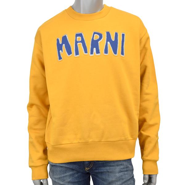 MARNI マルニ タクタイルレタリング ロゴ スウェットシャツ-