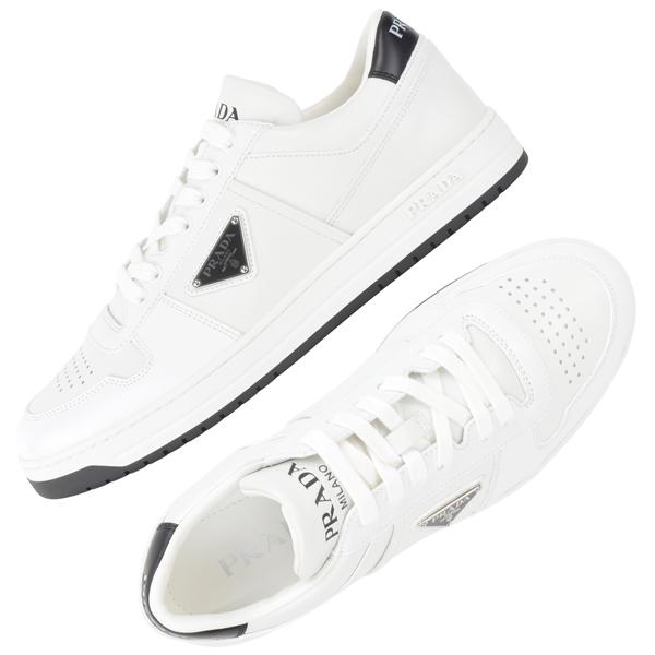 美品✨プラダ　フラットシューズ　スクエアトゥ　トライアングルロゴプレート　レザー PRADA プラダ （PRADA） ヴィンテージ トライアングルロゴ