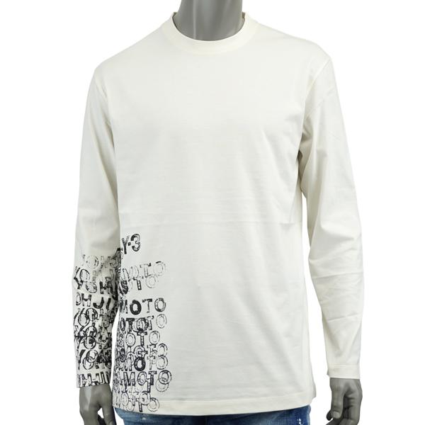 Y-3 ワイスリー GFX/グラフィック ロゴ 長袖Tシャツ ロンT/KR2238 