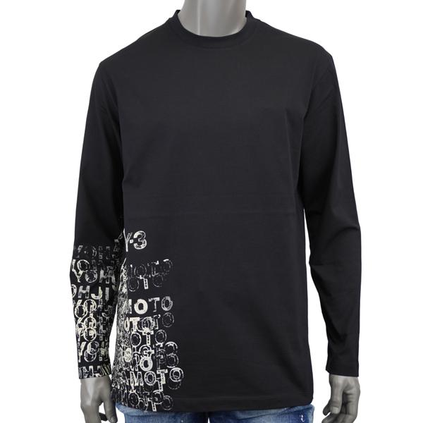 Y-3 ワイスリー GFX/グラフィック ロゴ 長袖Tシャツ ロンT/KR2239 
