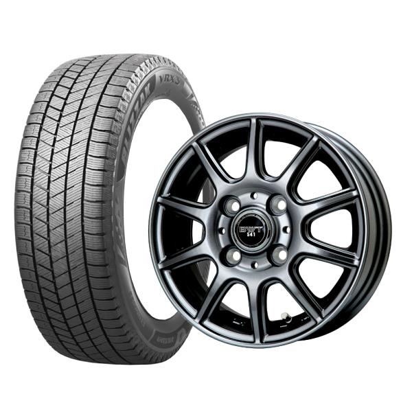 ブリヂストン　スタッドレスホイールセット　14インチ ブリザック VRX3 ブリヂストン 155/65R14 75Q 2026年製造 ホイール