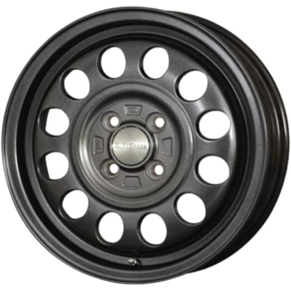 モンキー用アルミホイール　3J12インチ4穴　2本セット アルミホイール4本セットケイフィネスD12 3.5-12+42 4/100カラー