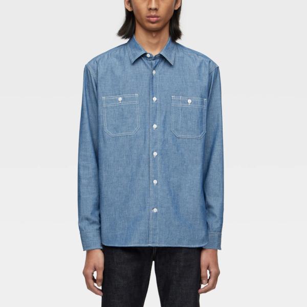 桃太郎ジーンズ（MOMOTARO JEANS） 長袖 シャツ セルヴィッチ