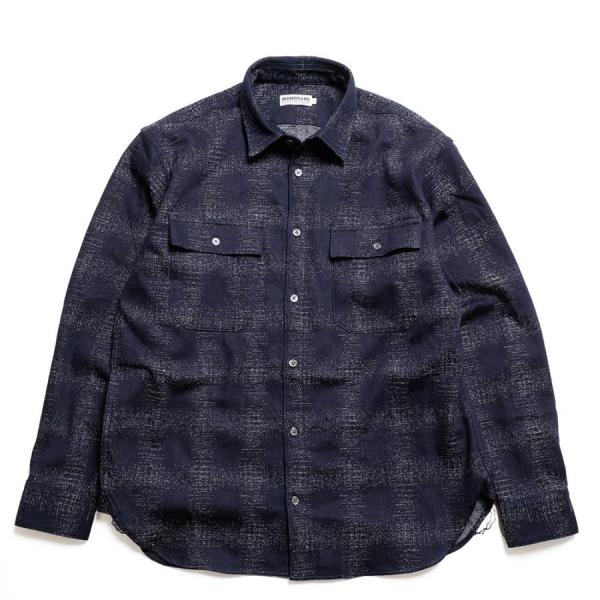 桃太郎ジーンズ（MOMOTARO JEANS） インディゴチェック ジャガード