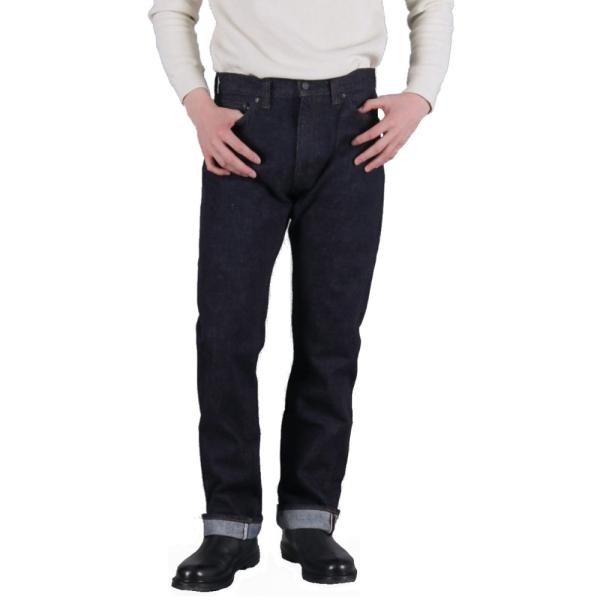 桃太郎ジーンズ デニム ジーンズ ナローテーパード 15.7oz 股上
