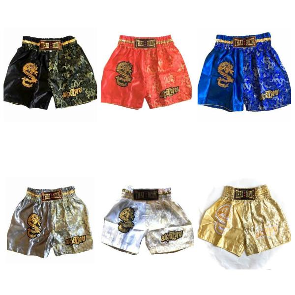 新品 ナイロン 子供用 ムエタイ 龍 SSS/SS/S/M/L 選択/キック